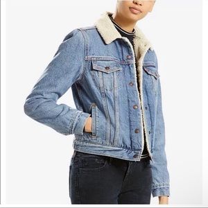 Levi's 90’s denim sherpa trucker Jacket
